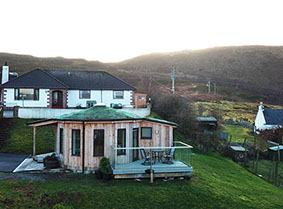 Our Self Catering accommodation offers stunning sea views from our property in Braes near Portree with private guest parking